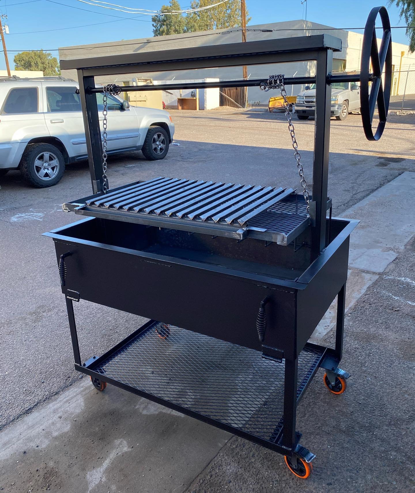 Legacy 48x30 Pro Santa Maria Grill + Argentine Add-On